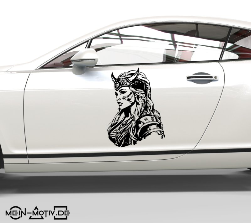 46380 Wikinger-Frau 1 Aufkleber